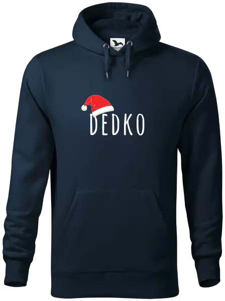Pánska mikina Vianočná čiapka - dedko