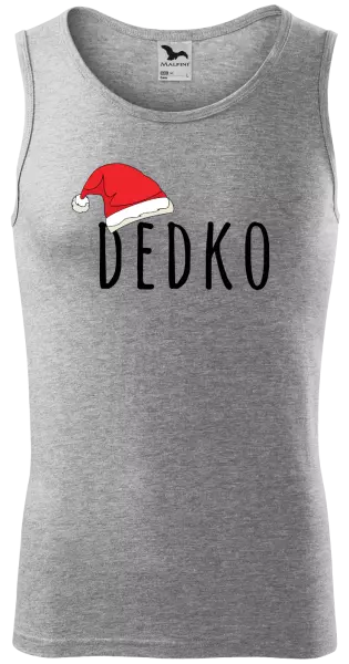 Pánske vianočné tielko Vianočná čiapka - dedko