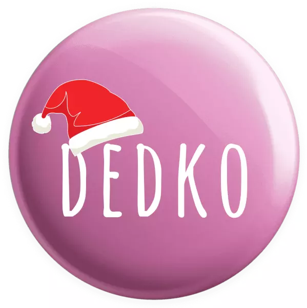 Placka Vianočná čiapka - dedko