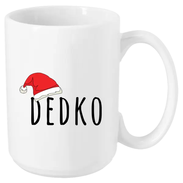 Vianočný hrnček Vianočná čiapka - dedko