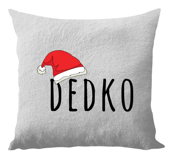 Vianočný vankúš Vianočná čiapka - dedko