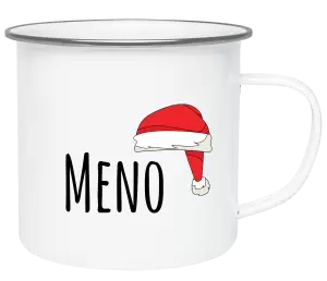 Vianočná plecháčik Vianočná čiapka - meno