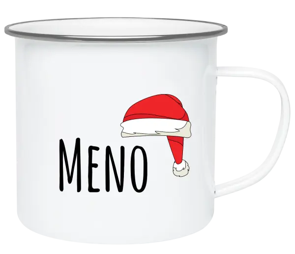 Vianočná plecháčik Vianočná čiapka - meno