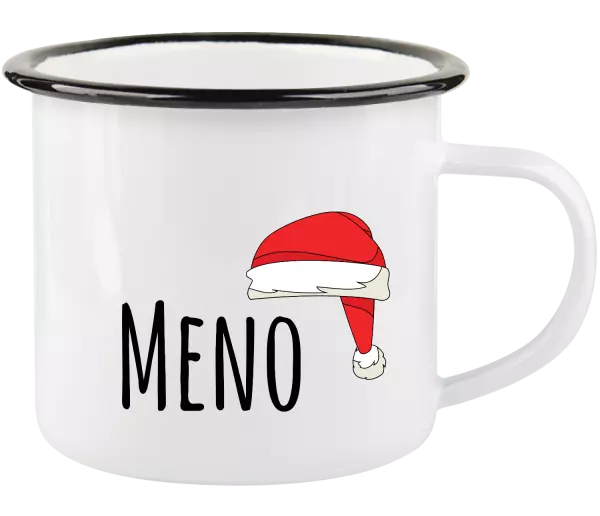 Vianočná plecháčik Vianočná čiapka - meno