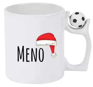 Vianočný hrnček Vianočná čiapka - meno