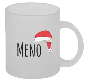 Vianočný hrnček Vianočná čiapka - meno