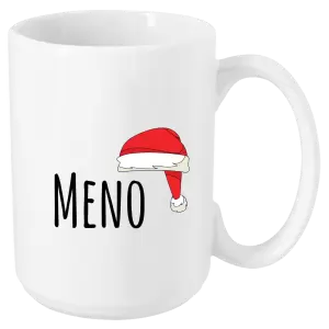 Vianočný hrnček Vianočná čiapka - meno