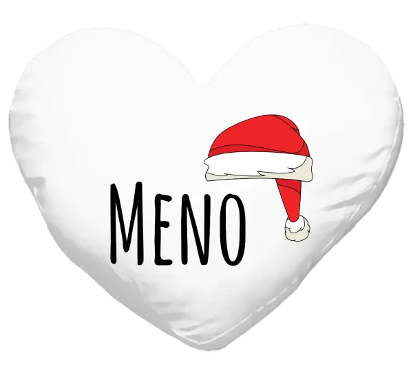 Vianočný vankúš Vianočná čiapka - meno