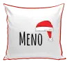 Vianočný vankúš Vianočná čiapka - meno