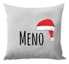 Vianočný vankúš Vianočná čiapka - meno