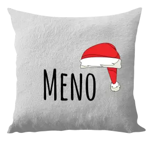 Vianočný vankúš Vianočná čiapka - meno