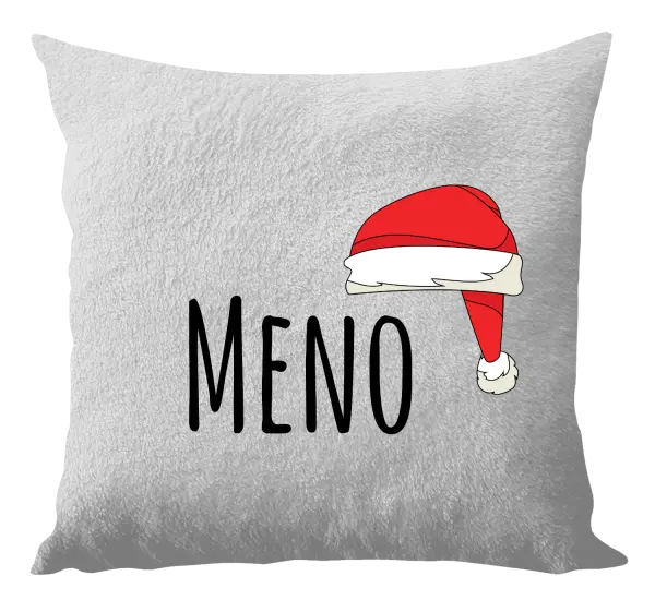 Vianočný vankúš Vianočná čiapka - meno