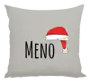 Vianočný vankúš Vianočná čiapka - meno