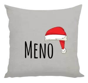 Vianočný vankúš Vianočná čiapka - meno