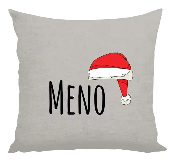 Vianočný vankúš Vianočná čiapka - meno