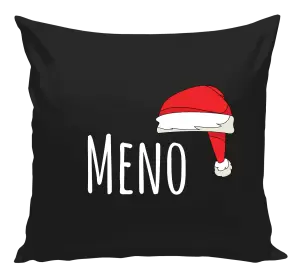 Vianočný vankúš Vianočná čiapka - meno