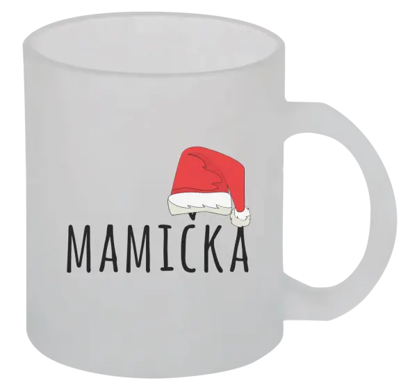 Vianočný hrnček Vianočná čiapka - mamička