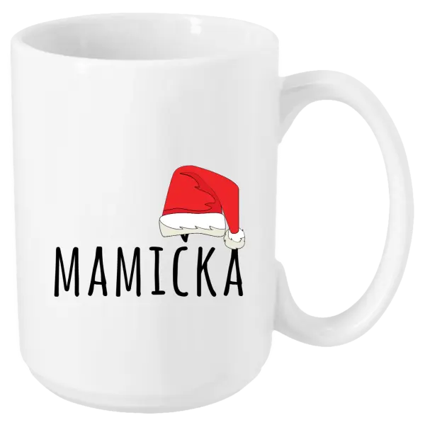 Vianočný hrnček Vianočná čiapka - mamička