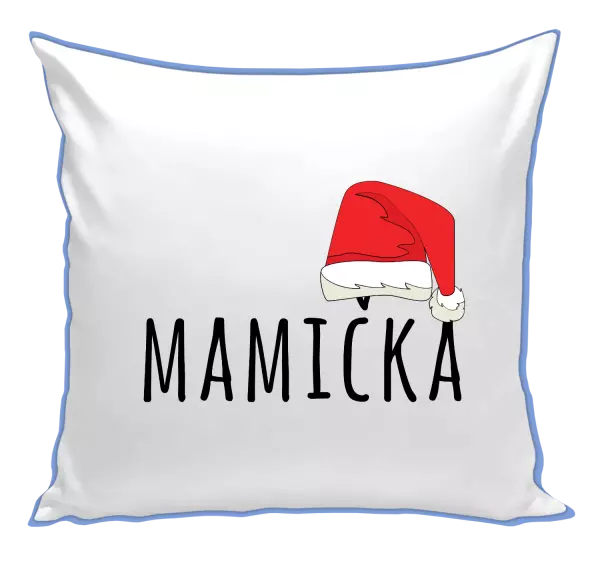 Vianočný vankúš Vianočná čiapka - mamička