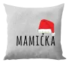 Vianočný vankúš Vianočná čiapka - mamička