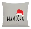 Vianočný vankúš Vianočná čiapka - mamička