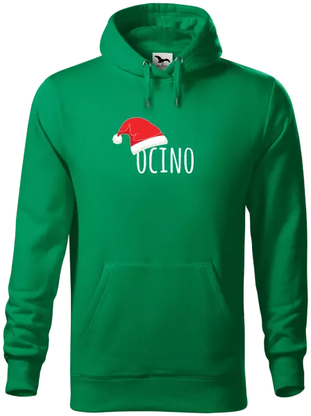 Pánska mikina Vianočná čiapka - ocino