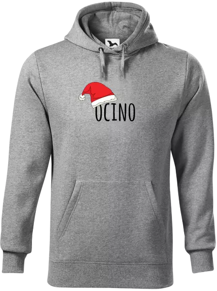 Pánska mikina Vianočná čiapka - ocino