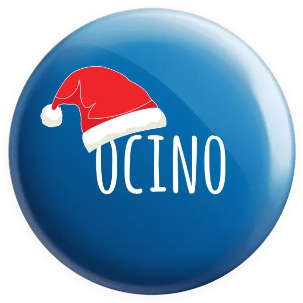 Placka Vianočná čiapka - ocino