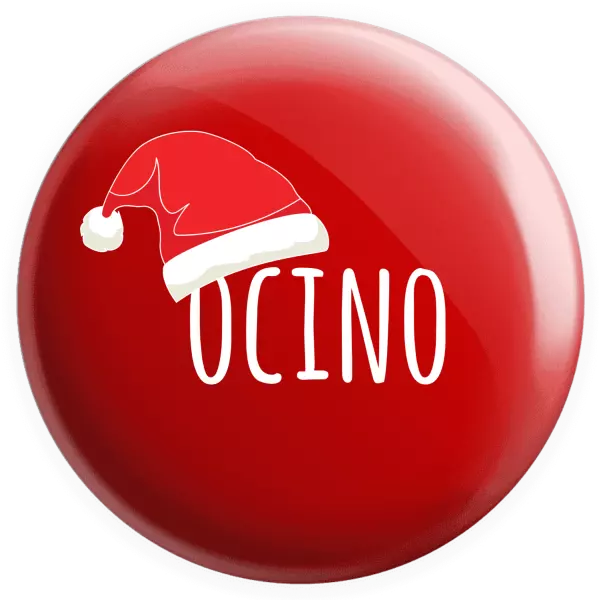 Placka Vianočná čiapka - ocino