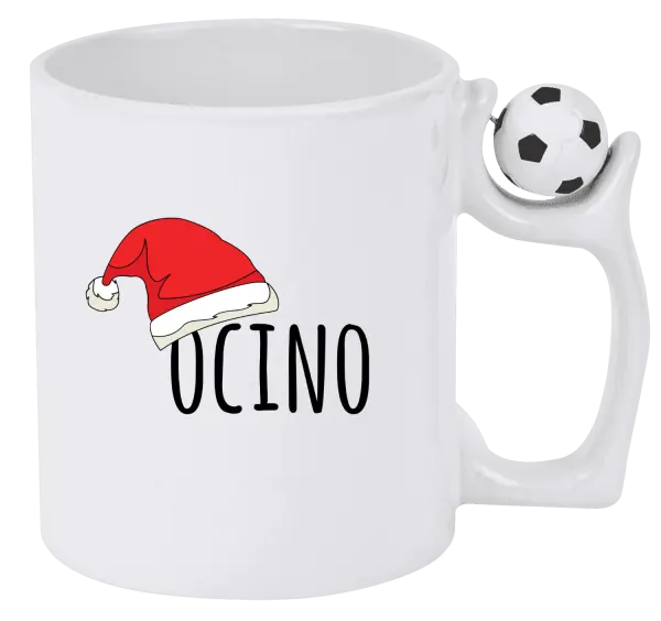 Vianočný hrnček Vianočná čiapka - ocino