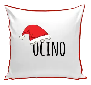 Vianočný vankúš Vianočná čiapka - ocino