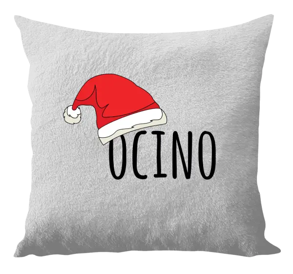 Vianočný vankúš Vianočná čiapka - ocino
