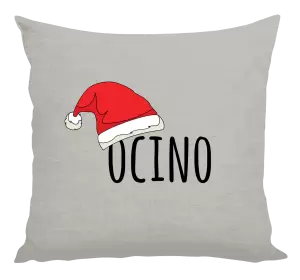 Vianočný vankúš Vianočná čiapka - ocino