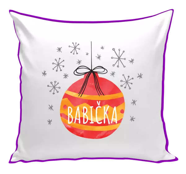 Vianočný vankúš Vianočná ozdoba - babička