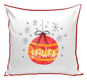 Vianočný vankúš Vianočná ozdoba - babička