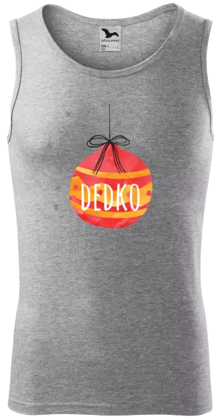 Pánske vianočné tielko Vianočná ozdoba - dedko