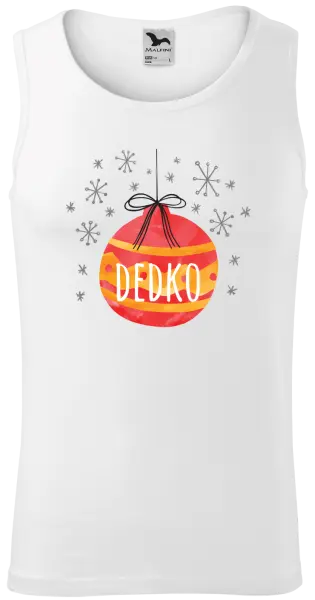 Pánske vianočné tielko Vianočná ozdoba - dedko