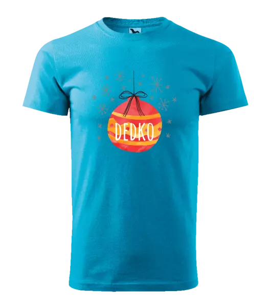 Pánske vianočné tričko Vianočná ozdoba - dedko