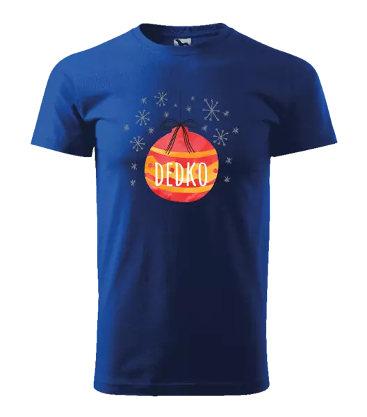 Pánske vianočné tričko Vianočná ozdoba - dedko