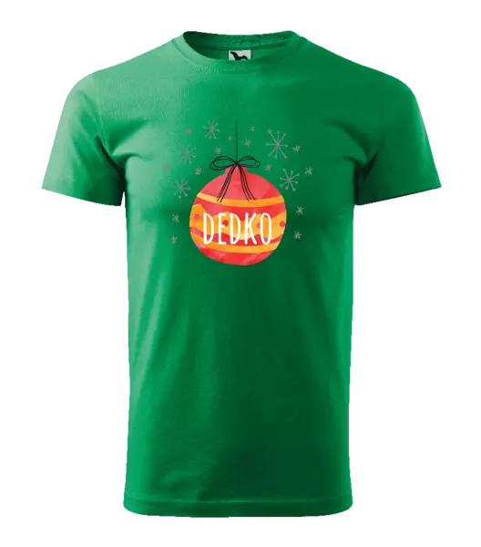 Pánske vianočné tričko Vianočná ozdoba - dedko