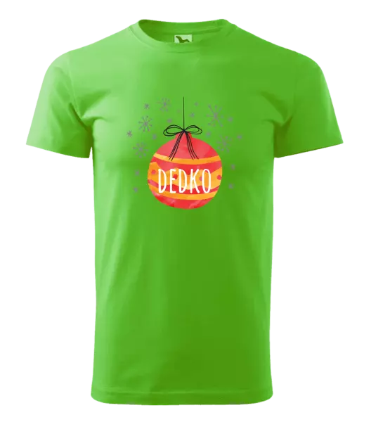 Pánske vianočné tričko Vianočná ozdoba - dedko