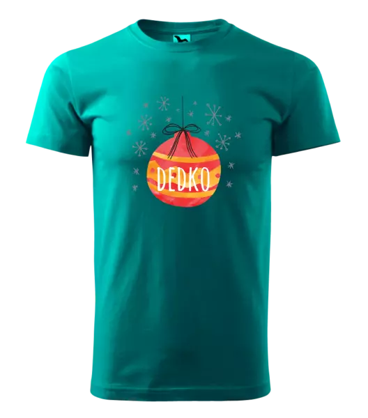 Pánske vianočné tričko Vianočná ozdoba - dedko