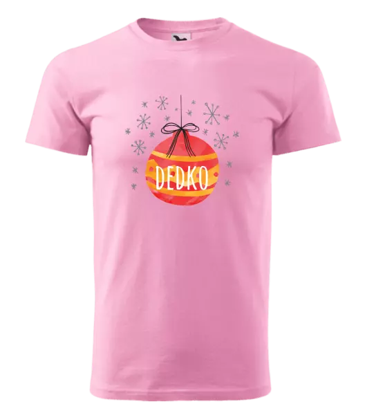 Pánske vianočné tričko Vianočná ozdoba - dedko