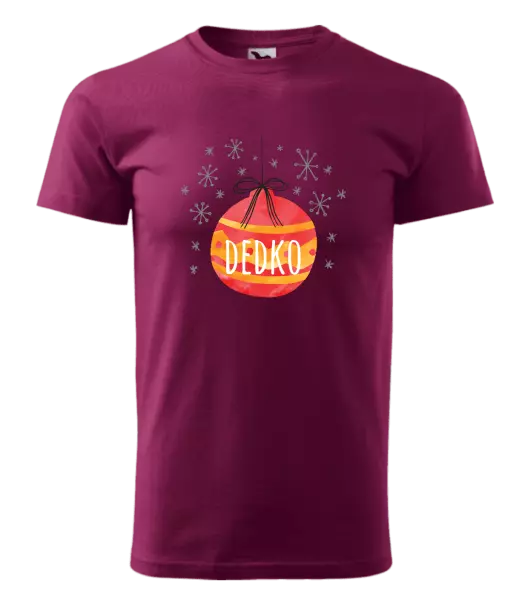 Pánske vianočné tričko Vianočná ozdoba - dedko
