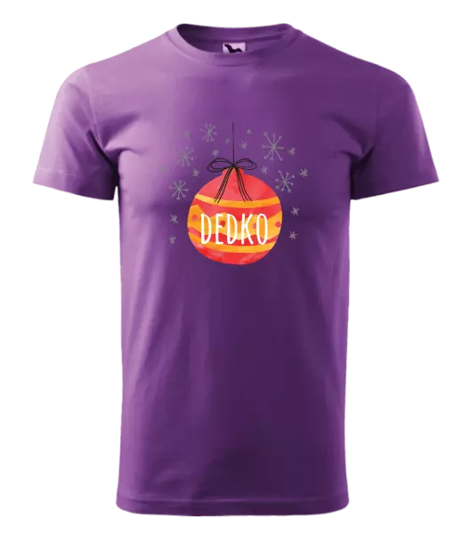 Pánske vianočné tričko Vianočná ozdoba - dedko