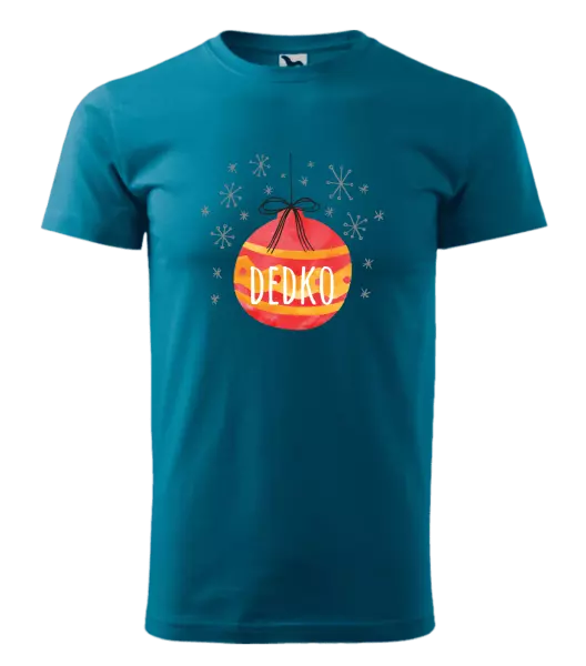 Pánske vianočné tričko Vianočná ozdoba - dedko