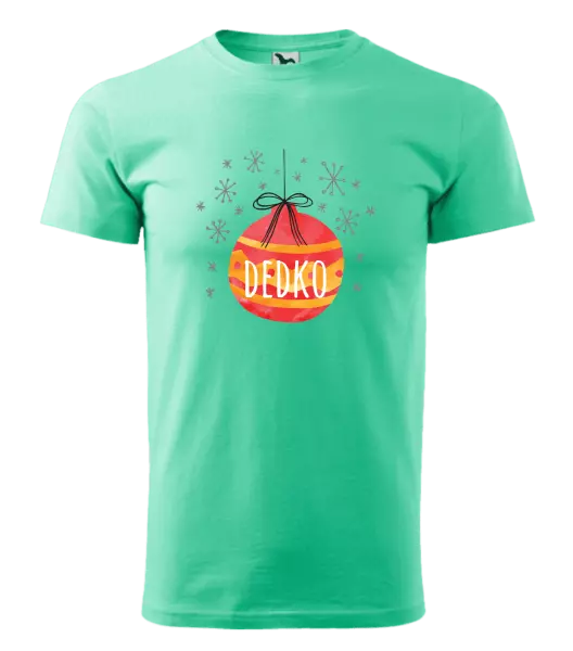 Pánske vianočné tričko Vianočná ozdoba - dedko