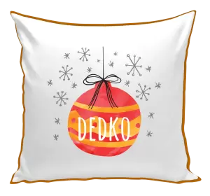 Vianočný vankúš Vianočná ozdoba - dedko