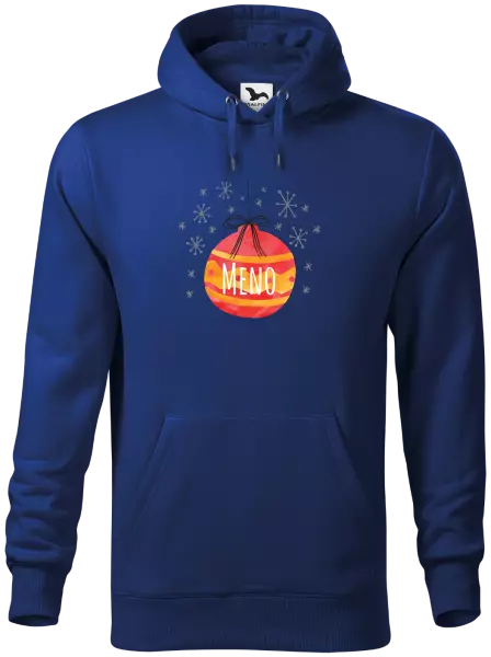 Pánska mikina Vianočná ozdoba - meno 