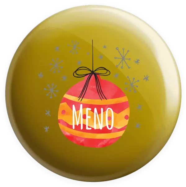 Placka Vianočná ozdoba - meno 